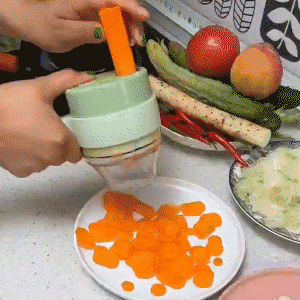 FreshCut - CORTADOR DE ALIMENTOS ELÉCTRICO 4 EN 1